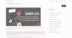 Desktop Screenshot of factsoninsurance.com